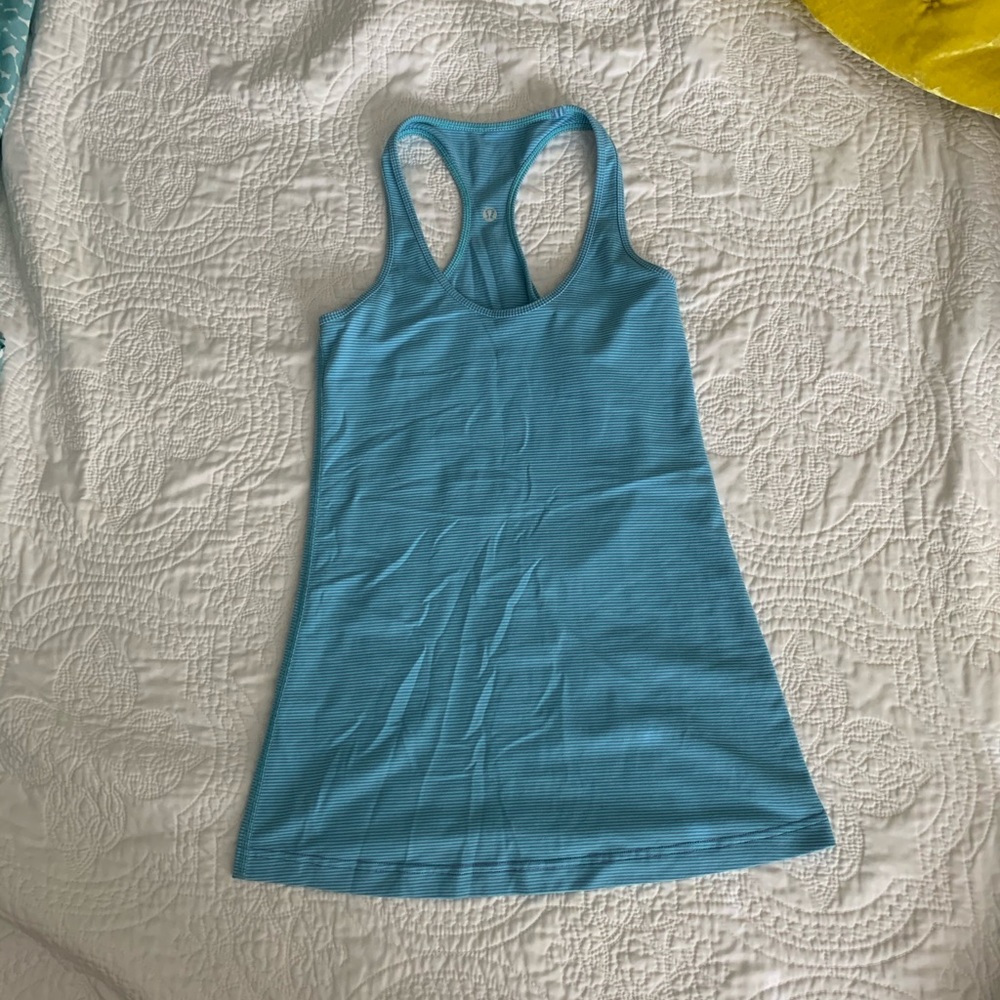 lululemon racer back tank size 4